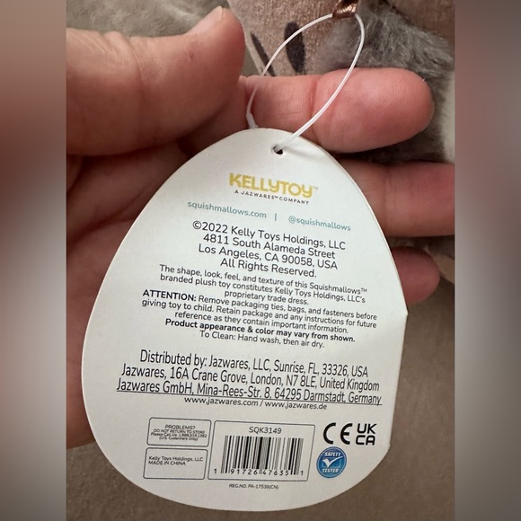 Kellytoy Kei The Cheetah Squishmallow Stuffed Plush 12” Fuzzy Belly, Ears & Tail - Picture 13 of 13